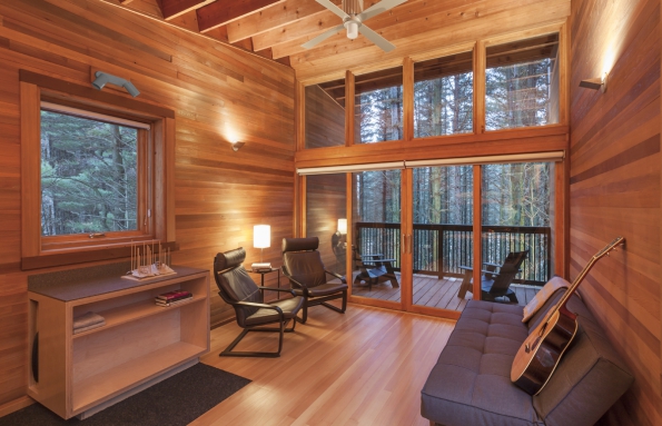 2016 AIA Housing Awards: Chatky v chráněné oblasti Whitetail Woods, Minnesota (Foto: Paul Crosby)