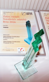 Prestižní ocenění Zlatá medaile se udílí při slavnostním zahájení Stavebních veletrhů Brno.