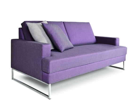 Dvoumístná pohovka Nisus, konstrukce z oceli, vyrábí Polstrin Design, 170 x 95 x 90 cm, www.polstrin.cz