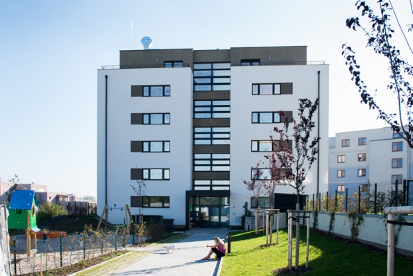 Areál pasivních bytových domů Ecocity Malešice – budoucnost stavění v praxi (VAPIS)