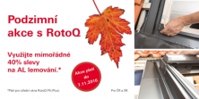 V podzimních akcích společnosti Roto můžete získat střešní okna osazená trojskly za cenu dvojskel nebo slevu 40% na lemování ke střešním oknům. Akce platí až do 7. listopadu.