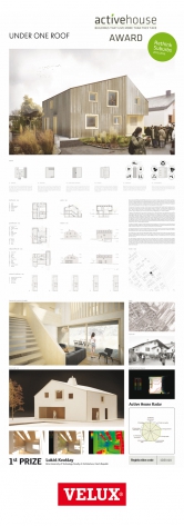 Active House Award - 1. místo: Lukáš Kvaššay, Vysoké učení technické v Brně, Fakulta architektury