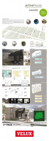 Active House Award - 2. místo: Jana Zavřelová, Vysoké učení technické v Brně, Fakulta architektury