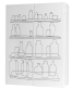 Skříňka Double Door, recyklovatelný kompozitní hliník, vyrábí Authentics, www.amara.com
