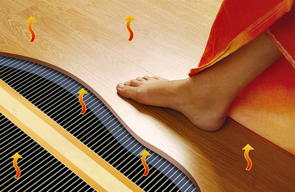 Topné fólie Ecofilm F jsou určeny jako podlahové vytápění do suchých konstrukcí – pod plovoucí podlahy nebo s použitím doplňkových podložek HEAT-PAK pod PVC a koberce (FENIX)