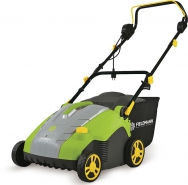 Výkonný elektrický vertikutátor FZV 4005-E se hodí pro práci na středně velkých pozemcích do 1 200 m2. Pracovní záběr stroje 38 cm, doporučená cena 4 290 Kč (FIELDMANN)