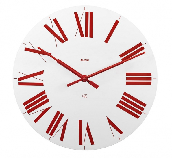 5. Hodiny Firenze, Ø 36 cm, vyrábí Alessi, www.casabella.cz