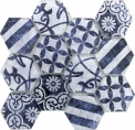 Mozaika Azul z kolekce Patchwork, 25,8 x 29,8 cm, Fineza, www.siko.cz