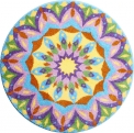 Koberec z kolekce Grund Mandala, typ Zrození, 100% supersoft polyakryl, protiskluzový nátěr, www.grund.cz