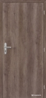 Certifikované dřevěné protipožární dveře MASONITE LUME EXTRA Safety Acoustic v bezpečnostní kategorii B2 s odpovídajícím kováním musí být v plné verzi, ale povrchová úprava je vyrobena na přání zákazníka (zde povrch CPL Premium Nebraska). Každé protipožární dveře se identifikují bezpečnostním štítkem.