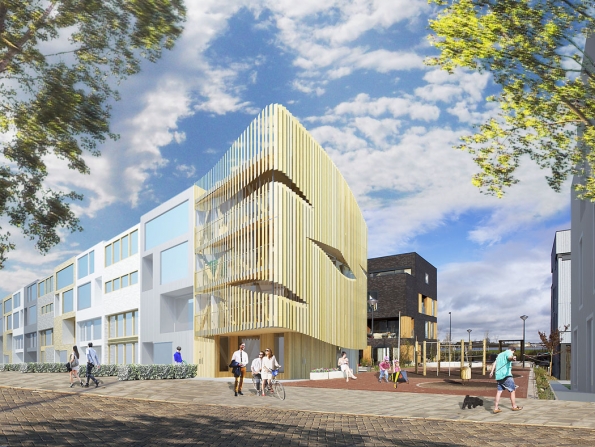 Dřevostavba Freebooter je první rezidenční projekt ateliéru GG-loop v Amsterodamu. Trvalá udržitelnost se pojí s energetickou úsporností, kvalitními přírodními materiály a originálně řešeným interiérem.