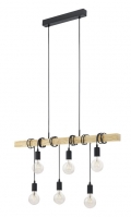 Atraktivní stropní svítidlo Townshend značky Eglo, 6 x 60 W, cena 3 590 Kč, www.rajsvitidel.cz