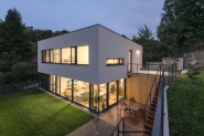 Dům, který navrhli architekti Matej Grébert, Juraj Benetín, Mirka Gašparová a Ing. Peter Cibulka, sout. kód D14