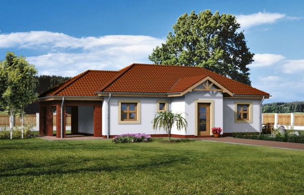 Rodinný dům Pýthie (WIENERBERGER) se stal prototypem pro studii akumulačního potenciálu cihelného zdiva ve srovnání s lehkou konstrukcí (dřevostavbou totožného rodinného domu).