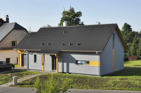Typové dřevostavby LARGO nabízí několik základních typů rodinných domů různých velikostí a dispozic (RD Rýmařov)