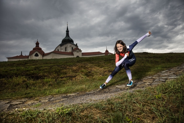 Martina Sáblíková finišuje stavbu rodinného domu (Zdroj: Bramac)