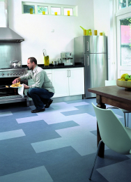 Přírodní linoleum Marmoleum Clik, mix odstínů, výrobce Forbo, prodává KPP
