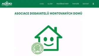 Asociace dodavatelů montovaných domů představila své nové webové stránky www.admd.cz (Zdroj: ADMD)