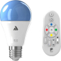 EGLO Connect můžete snadno ovládat buď dálkovým ovladačem, nebo prostřednictvím mobilní aplikace Smart Control AwoX v chytrém telefonu, tabletu či hodinkách (EGLO.CZ)