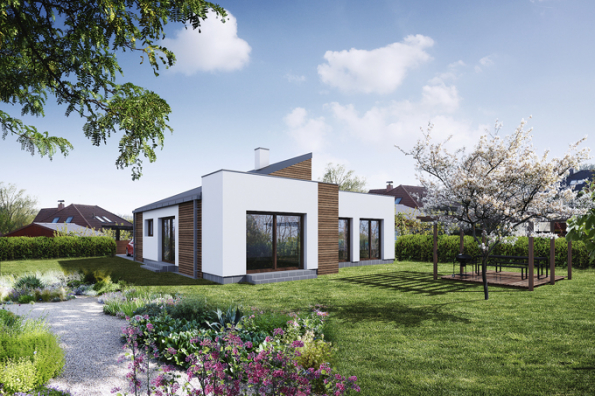 DŮM ROKU 2019 - KATALOGOVÉ DOMY - PROJEKČNÍ KANCELÁŘE  2. místo: dům Stella I Trend, projekt Architektonická kancelář Křivka s.r.o. (sout. kód K085)