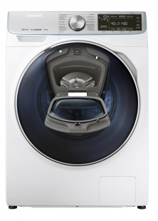 Pračka s předním plněním Samsung WW90M740NOA/ZE ze série QuickDrive se řadí mezi novinky této značky. Spadá do energetické třídy A+++ a pojme až 9 kilogramů prádla.