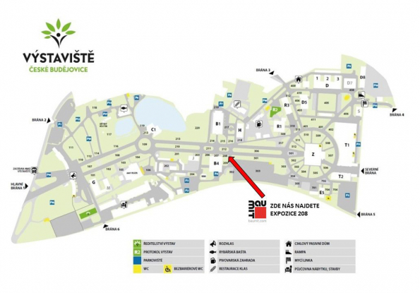 Plán výstaviště Země živitelka 2019 (Zdroj: BAUMIT)
