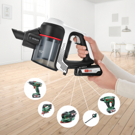 Bosch vysavač Unlimited Serie 6 využití baterie (Zdroj: Bosch)