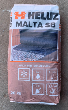 HELUZ SB tenkovrstvá malta zimní (Zdroj: HELUZ)