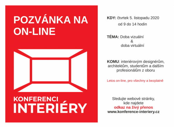 Pozvánka na 9. ročník konference Interiéry