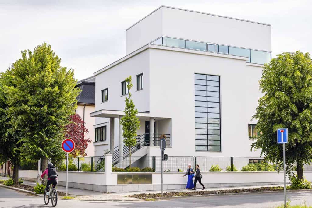Funkcionalistická vila ve Wellnerově ulici v Olomouci po rekonstrukci
