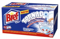 Bref WC Tormado čistí nejen mísu, ale i odpad (Henkel).