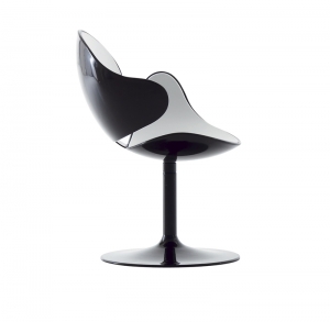 Křeslo Bubble, design Marcello Ziliani, materiál chrom a technický polymer (Sintesi)