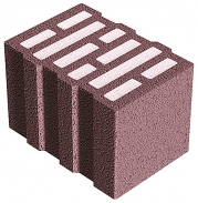Tvarovka z přírodních materiálů s plnicí hmotou minerálního původu (Perlit).